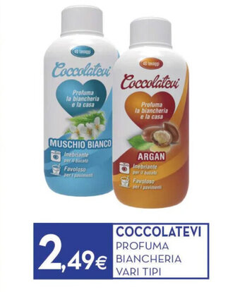 Proshop COCCOLATEVI PROFUMA BIANCHERIA VARI TIPI offerta