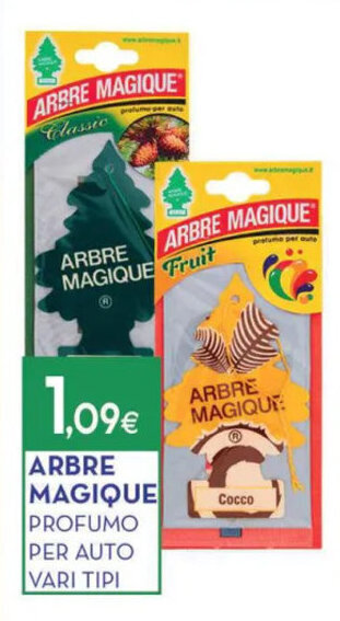 Proshop ARBRE MAGIQUE PROFUMO PER AUTO VARI TIPI offerta