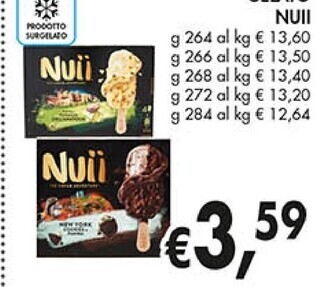 Coal Nuii gelato offerta