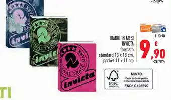 Conad Superstore DIARIO 16 MESI INVICTA offerta