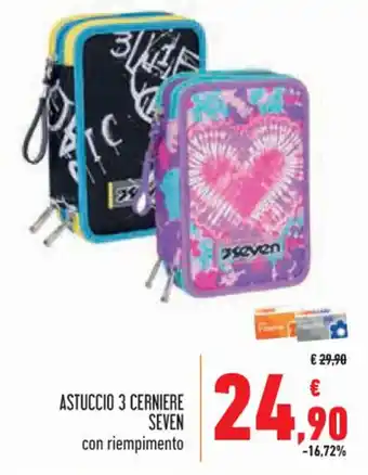 Conad Superstore ASTUCCIO 3 CERNIERE SEVEN offerta