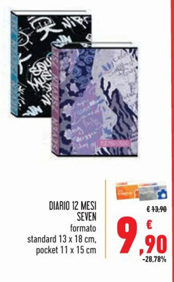Conad Superstore DIARIO 12 MESI SEVEN offerta