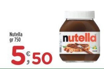 Crai Nutella gr 750 offerta