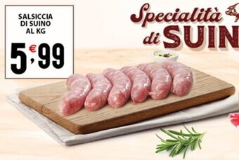Sisa SALSICCIA DI SUINO offerta