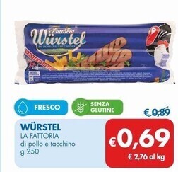 MD Discount La fattoria wurstel offerta