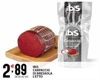 Sisa IBIS CARPACCIO DI BRESAOLA offerta