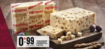 Sisa PRESIDENT EMMENTAL offerta