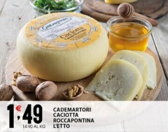 Sisa CADEMARTORI CACIOTTA ROCCAPONTINA offerta