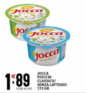 Sisa JOCCA FIOCCHI CLASSICO/ SENZA LATTOSIO 175 GR offerta