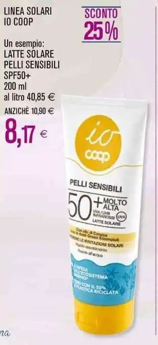 Coop LINEA SOLARI IO СООР 200 ml offerta