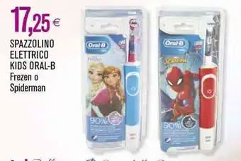 Coop SPAZZOLINO ELETTRICO KIDS ORAL-B Frezen o Spiderman offerta