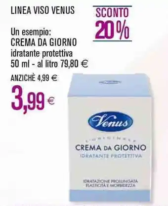 Coop LINEA VISO VENUS CREMA DA GIORNO 50 ml offerta