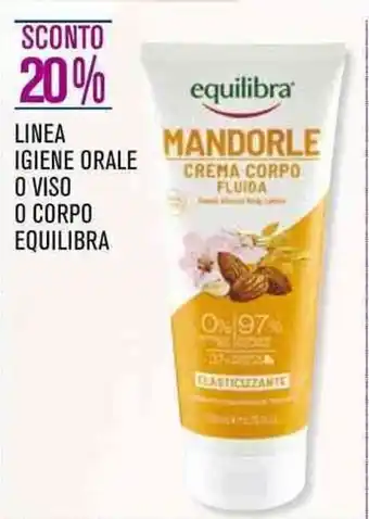 Coop LINEA IGIENE ORALE O VISO O CORPO EQUILIBRA offerta