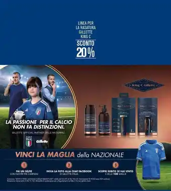 Coop LINEA PER LA RASATURA GILLETTE KING C offerta