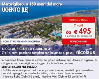 Esselunga NICOLAUS CLUB LA GIURLITA 4 offerta
