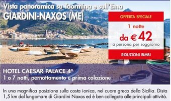 Esselunga HOTEL CAESAR PALACE 4 offerta