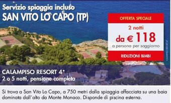 Esselunga CALAMPISO RESORT 4 offerta