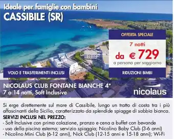 NICOLAUS CLUB FONTANE BIANCHE 4