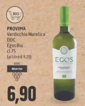 Madis PROVIMA Verdicchio Matelica DOC Egos Bio cl75 offerta