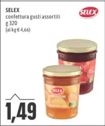 Madis SELEX confettura gusti assortiti g 320 offerta