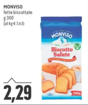 Madis MONVISO fette biscottate g 300 offerta