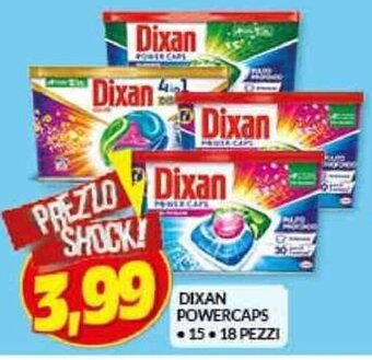 Risparmio Casa DIXAN POWERCAPS •15 •18 PEZZI offerta