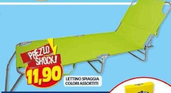 Risparmio Casa LETTINO SPIAGGIA COLORI ASSORTITI offerta