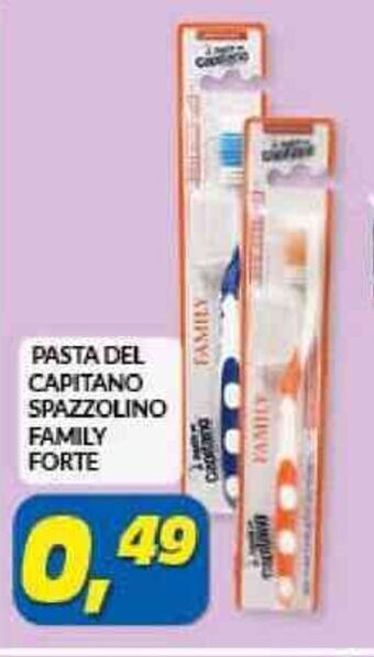 Risparmio Casa PASTA DEL CAPITANO SPAZZOLINO FAMILY FORTE offerta