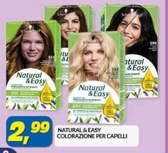 Risparmio Casa Natural & Easy COLORAZIONE PER CAPELLI offerta
