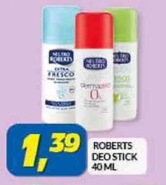 Risparmio Casa ROBERTS DEO STICK 40 ML offerta