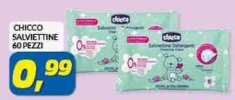 Risparmio Casa CHICCO SALVIETTINE 60 PEZZI offerta
