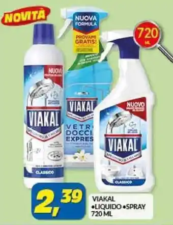 Risparmio Casa VIAKAL •LIQUIDO •SPRAY 720 ML offerta