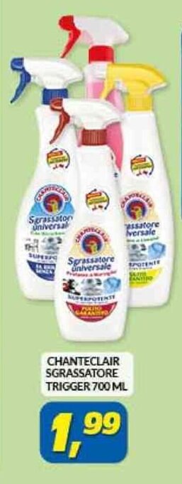 Risparmio Casa CHANTECLAIR SGRASSATORE TRIGGER 700 ML offerta