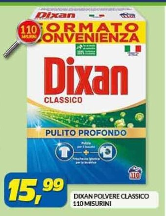 Risparmio Casa DIXAN POLVERE CLASSICO 110 MISURINI offerta