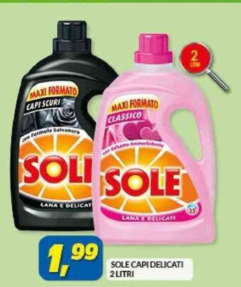 Risparmio Casa SOLE CAPI DELICATI 2 LITRI offerta