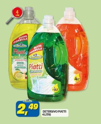 Risparmio Casa DETERSIVO PIATTI 4 LITRI offerta