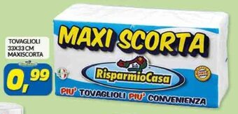 Risparmio Casa TOVAGLIOLI 33X33CM MAXISCORTA offerta