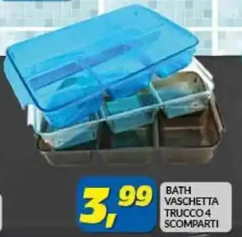 BATH VASCHETTA TRUCCO 4 SCOMPARTI