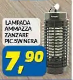 Risparmio Casa LAMPADA AMMAZZA ZANZARE PIC 5W NERA offerta