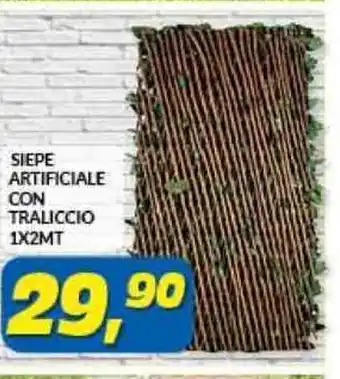 Risparmio Casa SIEPE ARTIFICIALE CON TRALICCIO 1X2MT offerta