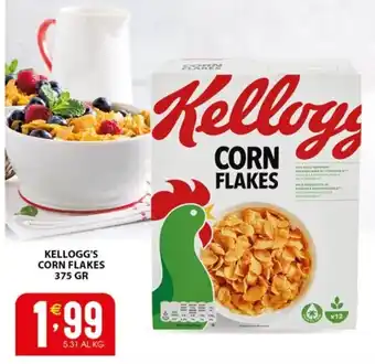 Sisa KELLOGG'S CORN FLAKES 375 GR offerta