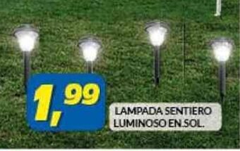 Risparmio Casa LAMPADA SENTIERO LUMINOSO EN SOL. offerta
