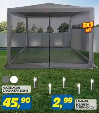 Risparmio Casa GAZEBO CON ZANZARIERA 3X3MT offerta