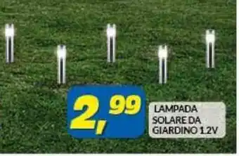 Risparmio Casa LAMPADA SOLARE DA GIARDINO 12V offerta
