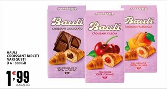 Sisa BAULI CROISSANT FARCITI VARI GUSTI X 6-300 GR offerta
