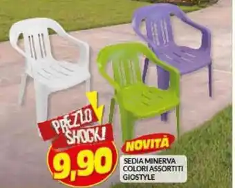 Risparmio Casa SEDIA MINERVA COLORI ASSORTITI GIOSTYLE offerta