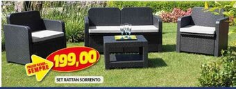 Risparmio Casa SET RATTAN SORRENTO offerta