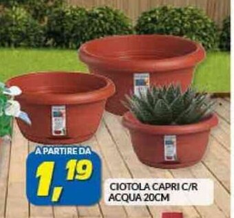 Risparmio Casa CIOTOLA CAPRI C/R ACQUA 20CM offerta
