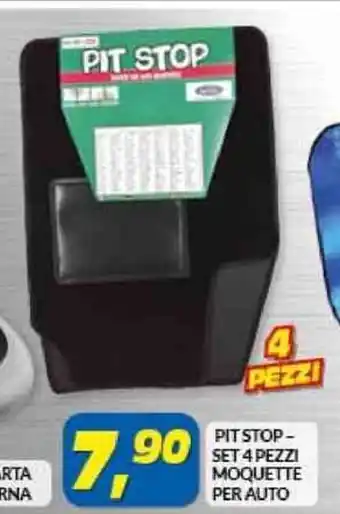 Risparmio Casa PIT STOP-SET 4 PEZZI MOQUETTE PER AUTO offerta