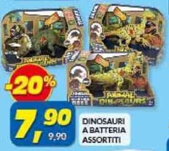 Risparmio Casa DINOSAURI A BATTERIA ASSORTITI offerta
